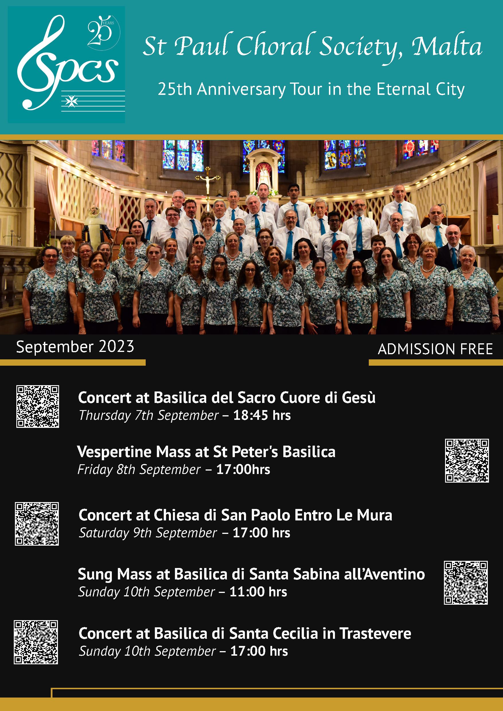 25th Anniversary Tour in the Eternal City